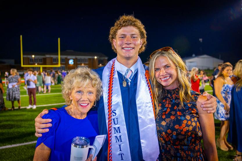 Students celebrate graduating